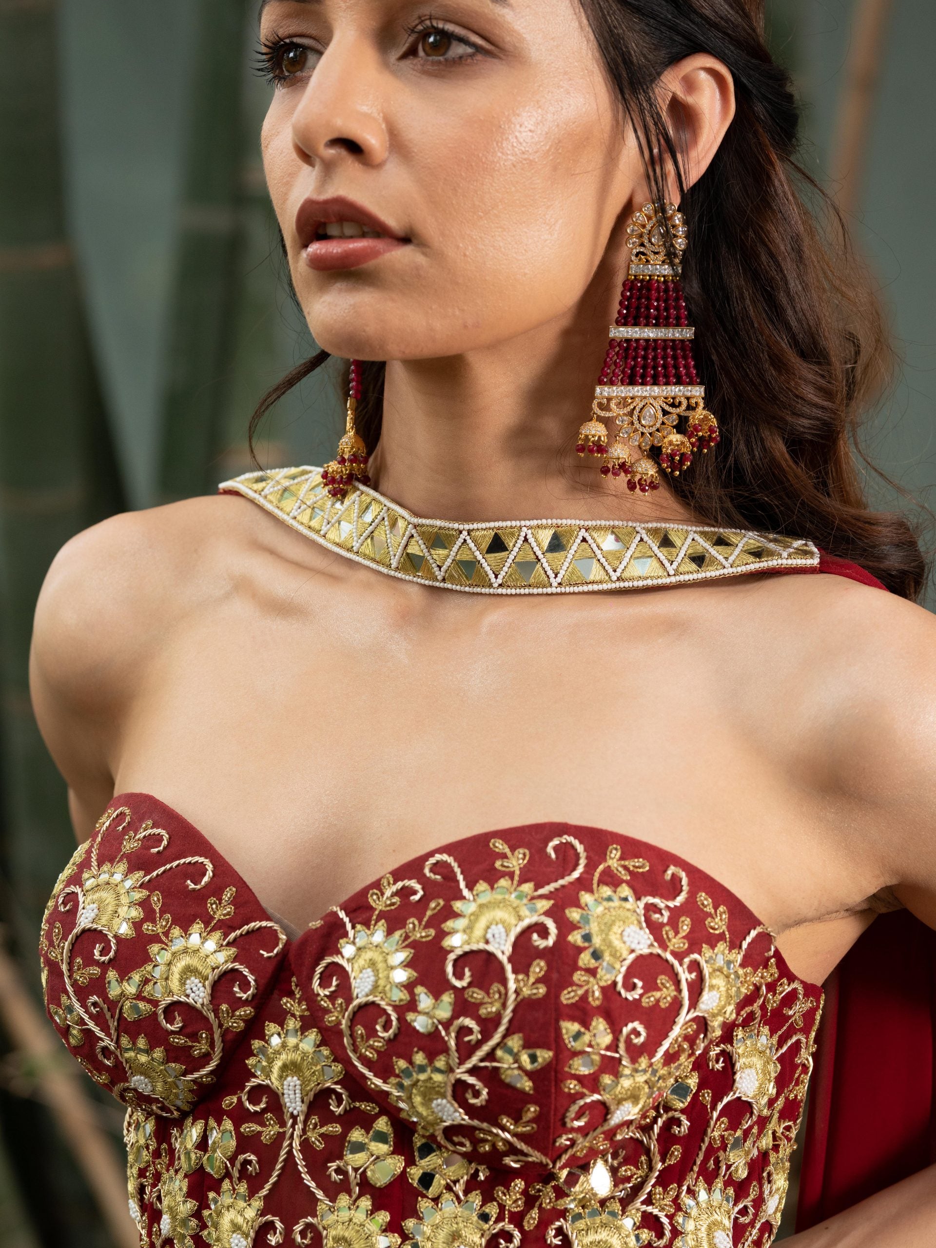 Aarzo Corset Lehenga Set image 5
