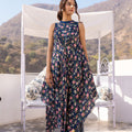Chic Blue Butterfly Pant Set image 0