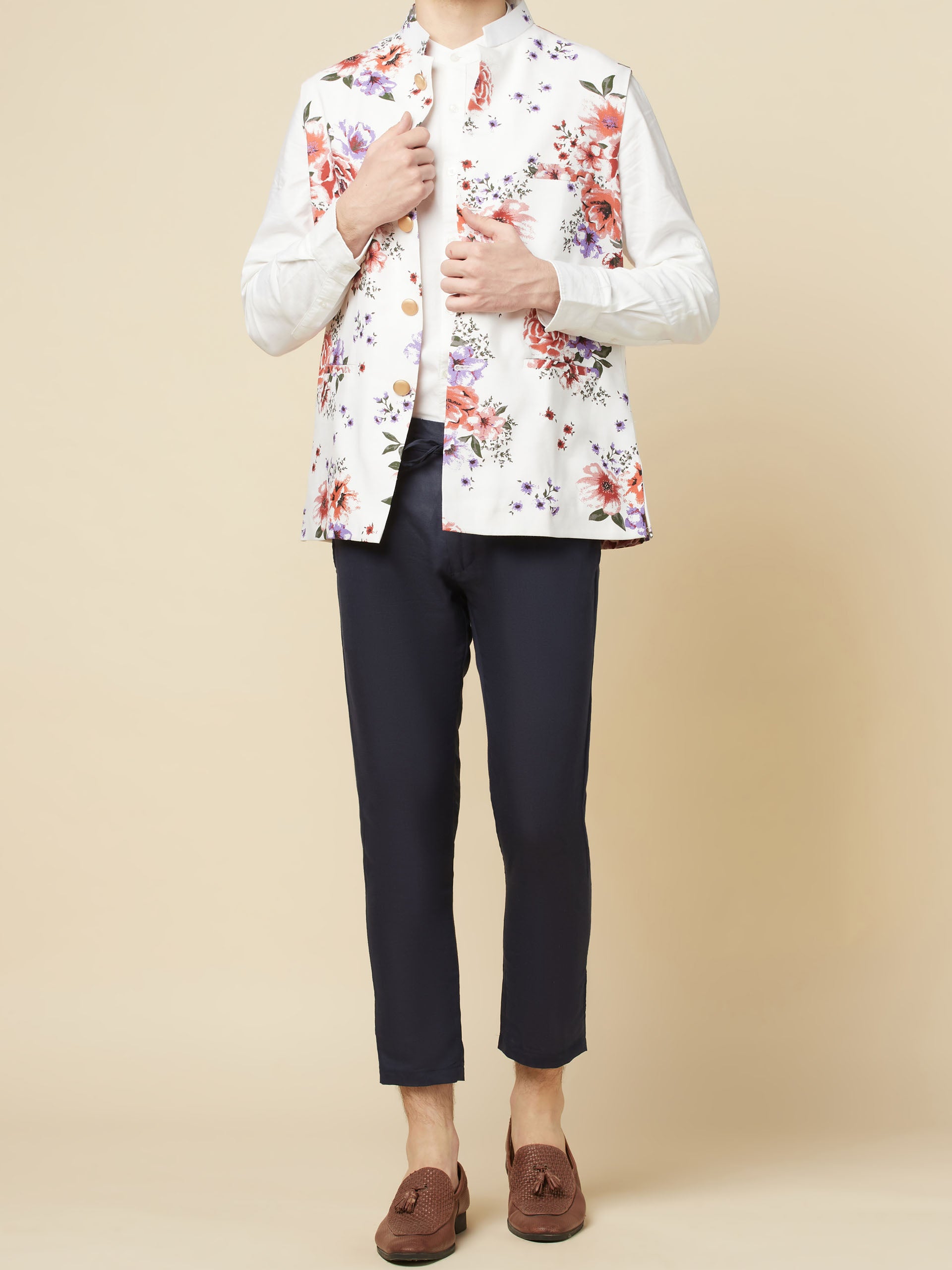 Spring Print Bundi Jacket Set image 4