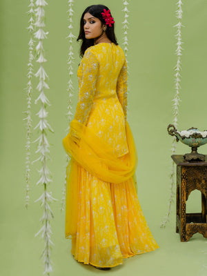 Sunshine Embroidered Sharara Set image 6