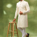 Ivory Box Embroidered Sherwani Set image 0