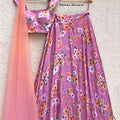 Zephyr Set With Ombre Tulle Dupatta image 0