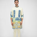 Royal Peacock Printed Kurta Full Set image 0
