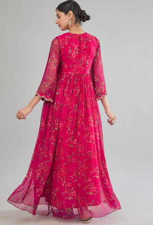 Printed Anarkali set image 1