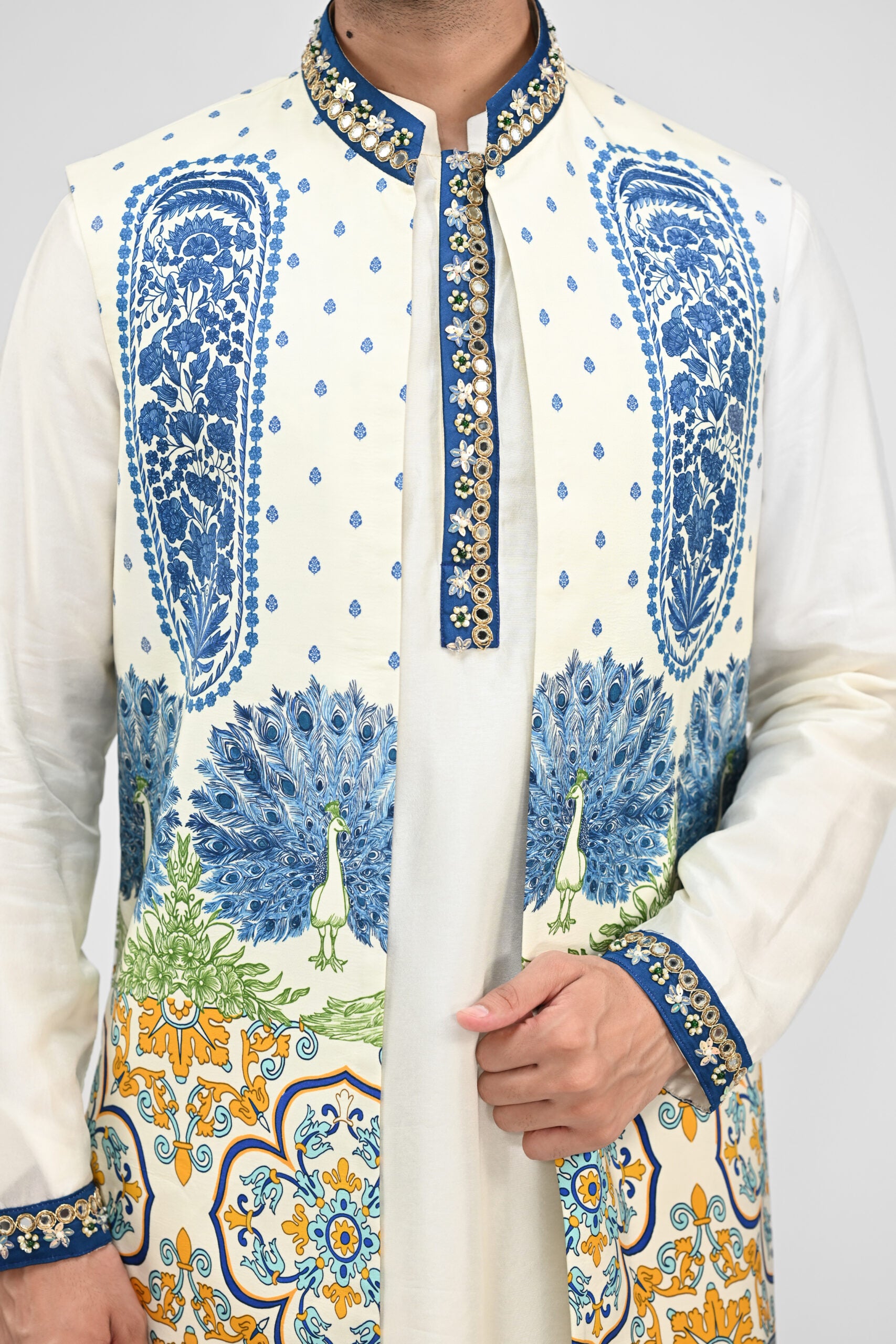 Royal Peacock Half Jacket Full Set image 2