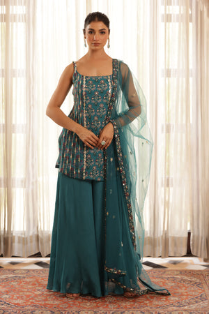 Floral Printed Straight Kurta image 10