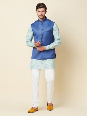 Tropical Print Kurta Set - XL image