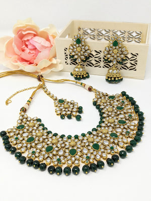 Jasmine Kundan Necklace Set image 1