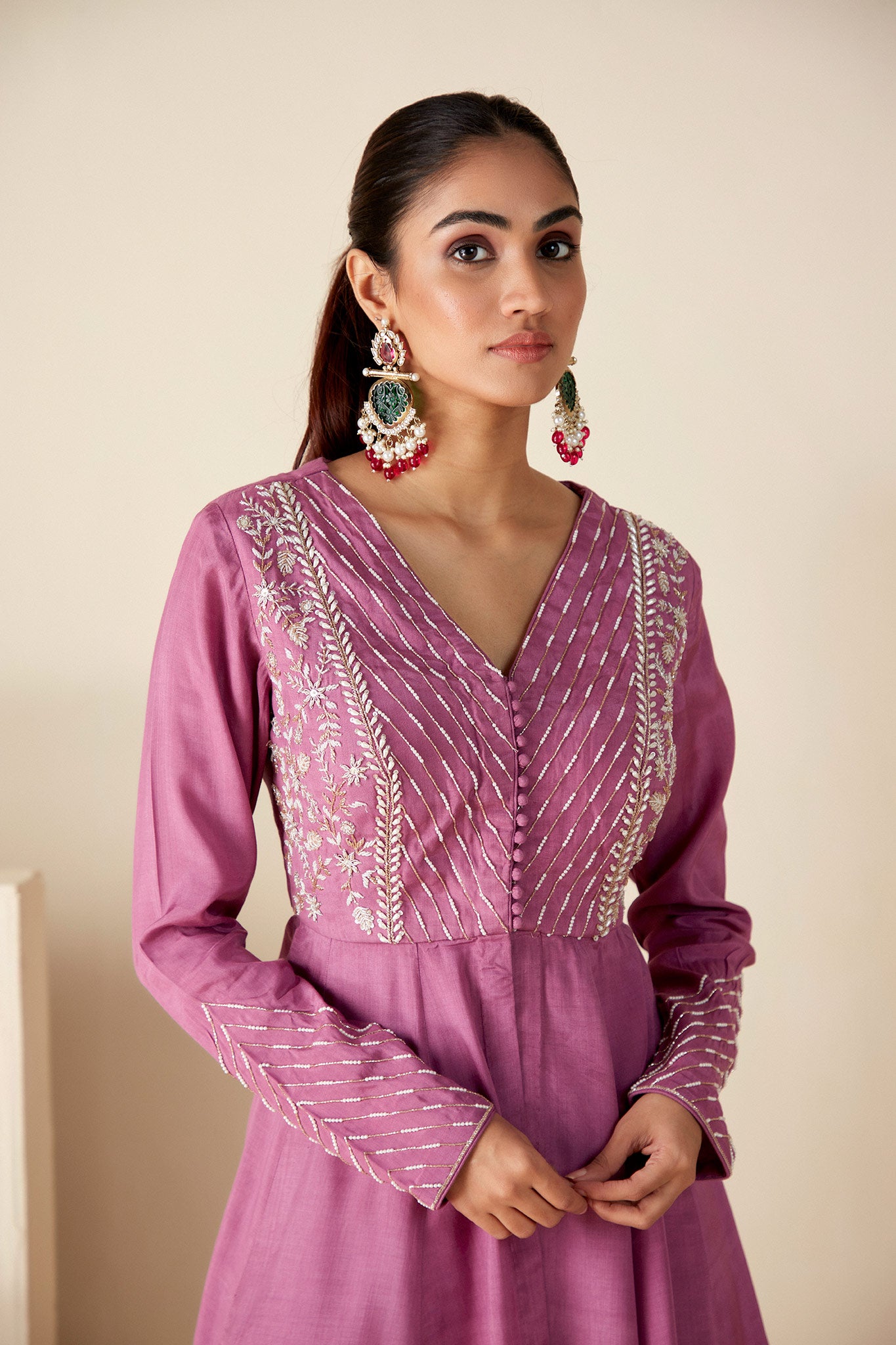 Mauve Melody Peplum Set image 5