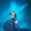 Navy Blue Lehenga Set image 0