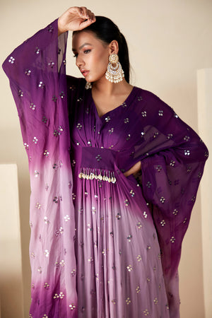 Twilight Tassel Ombre Kaftan image 5