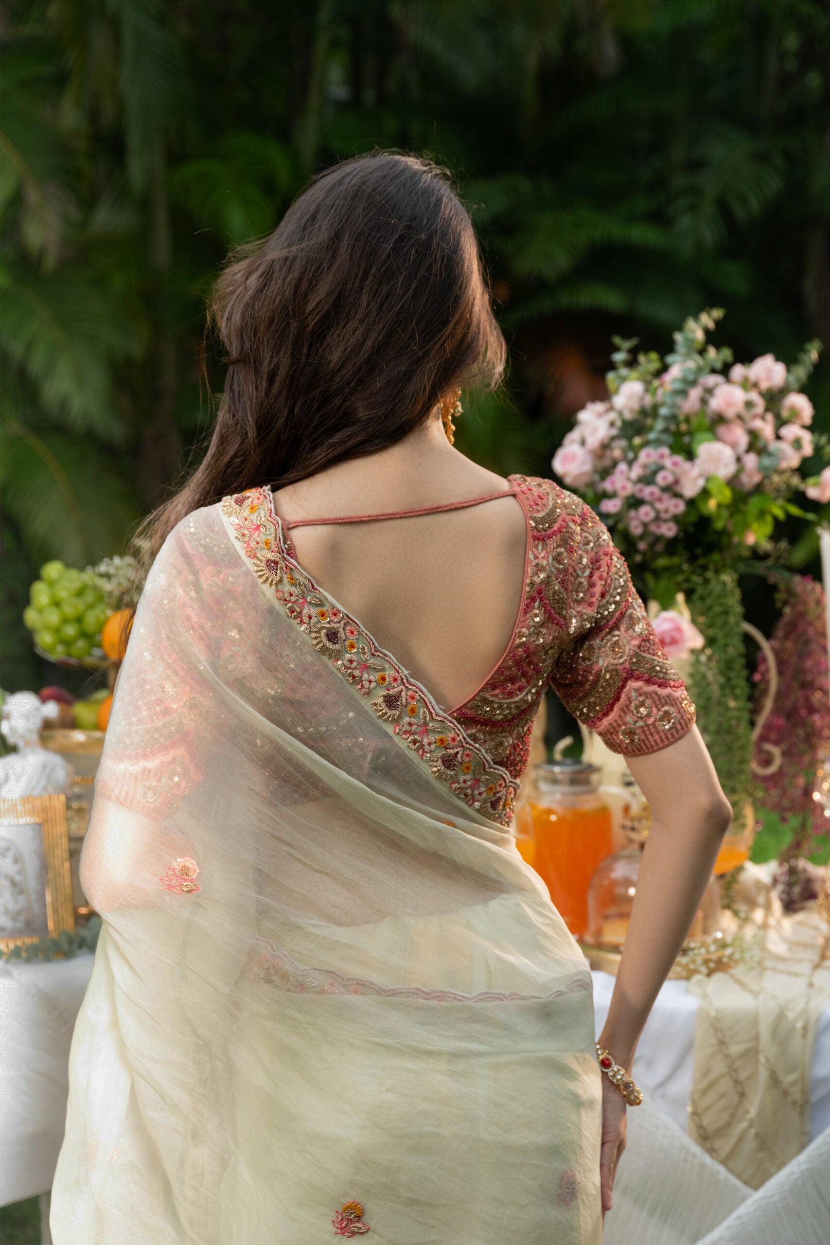 Sky Saree image 3