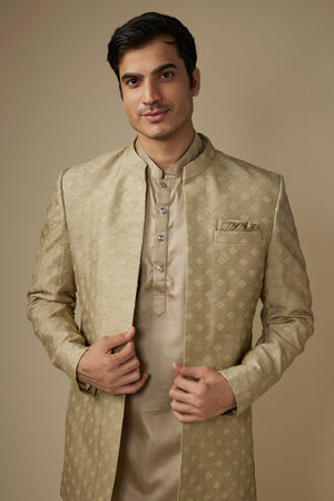 Champagne Gold Indo Western Set (Copy) image 1