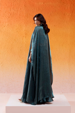 Metallic Teal Blue Co-od Set image 8