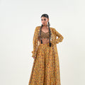 M FLARED PANT EMBROIDERED JACKET SET image 0