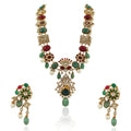 Multicoloured Long Necklace Set image 0